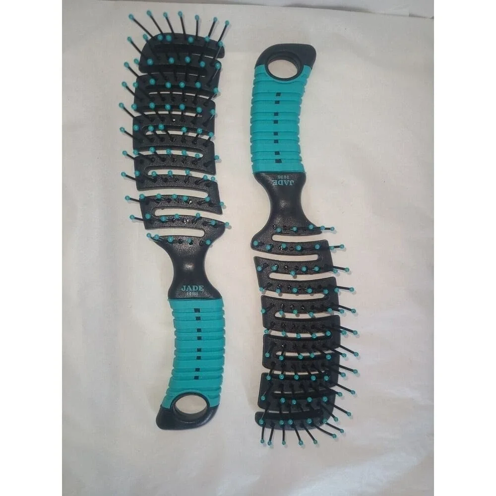 6 New Curved Vent Flex Hairbrushes Quick Dry Brushes Wet Hair Blow Dryer Styling